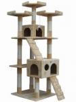 Go Pet Club Cat Tree, 72”, Beige-thumb