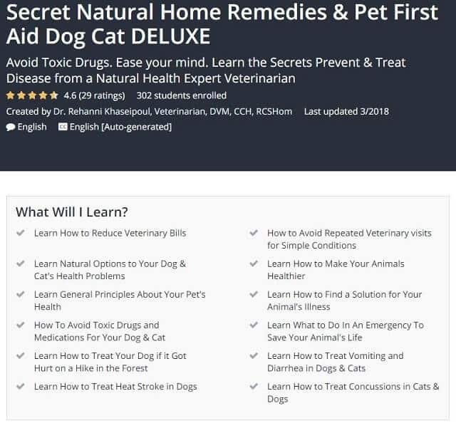 Secret Natural Home Remedies & Cat First Aid Dr. Rehanni Khaseipoul
