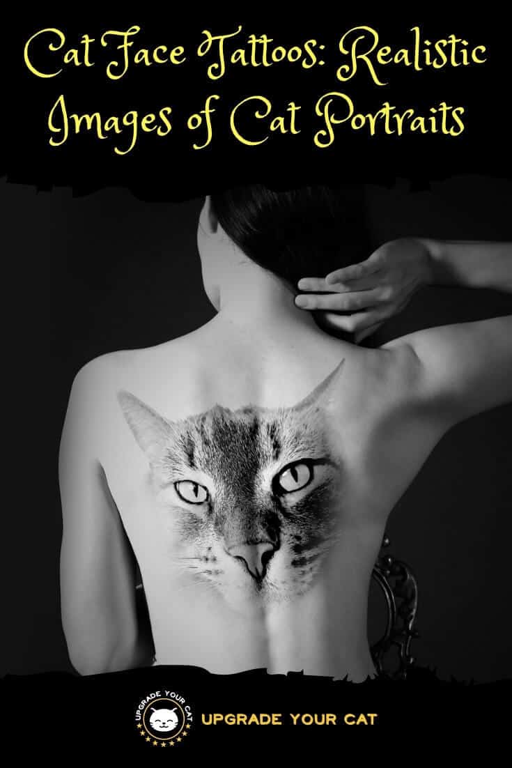 Cat Face Tattoos Realistic Images of Cat Portraits