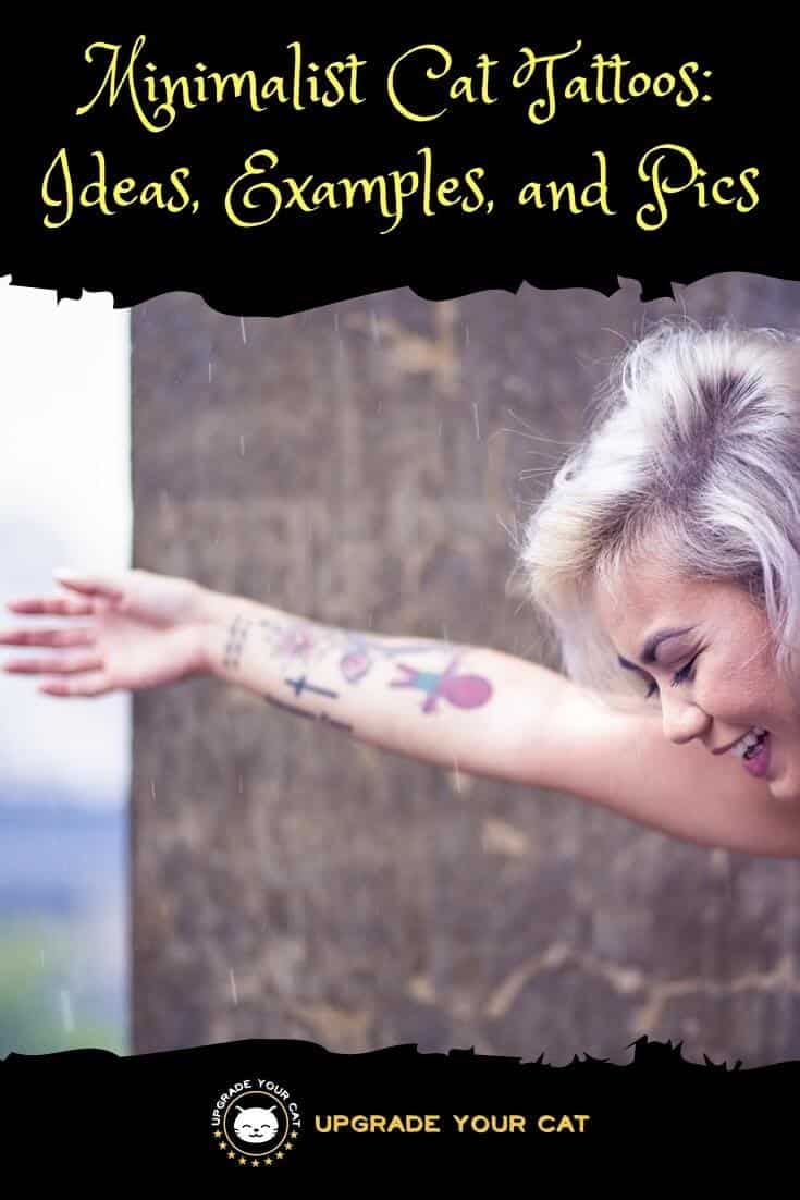 Minimalist Cat Tattoos Ideas, Examples, and Pictures