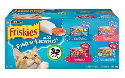 Friskies Fish-A-Licious Variety Pack Canned Cat Food